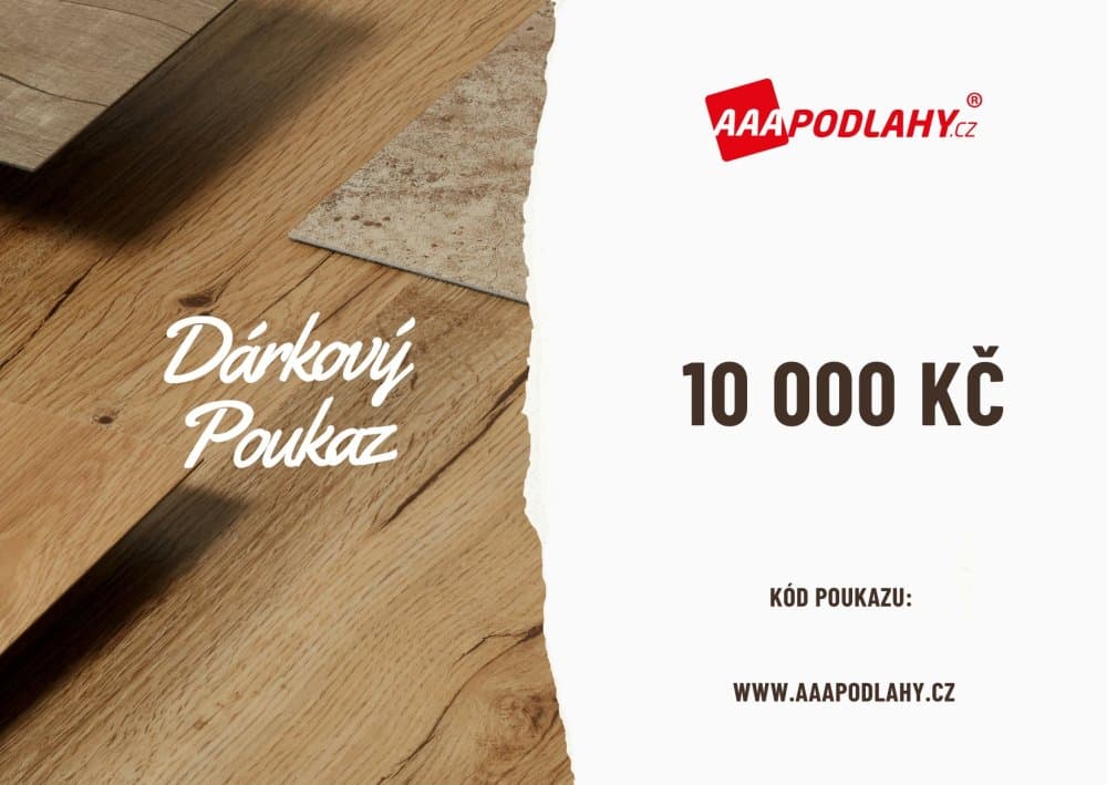 Dárkový poukaz AAA Podlahy