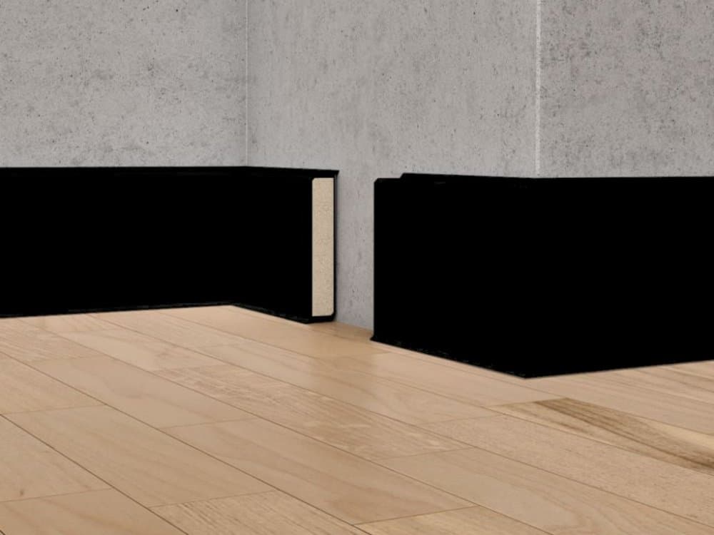 Döllken soklová lišta Cubu flex life černá 60 mm x 2,5 m