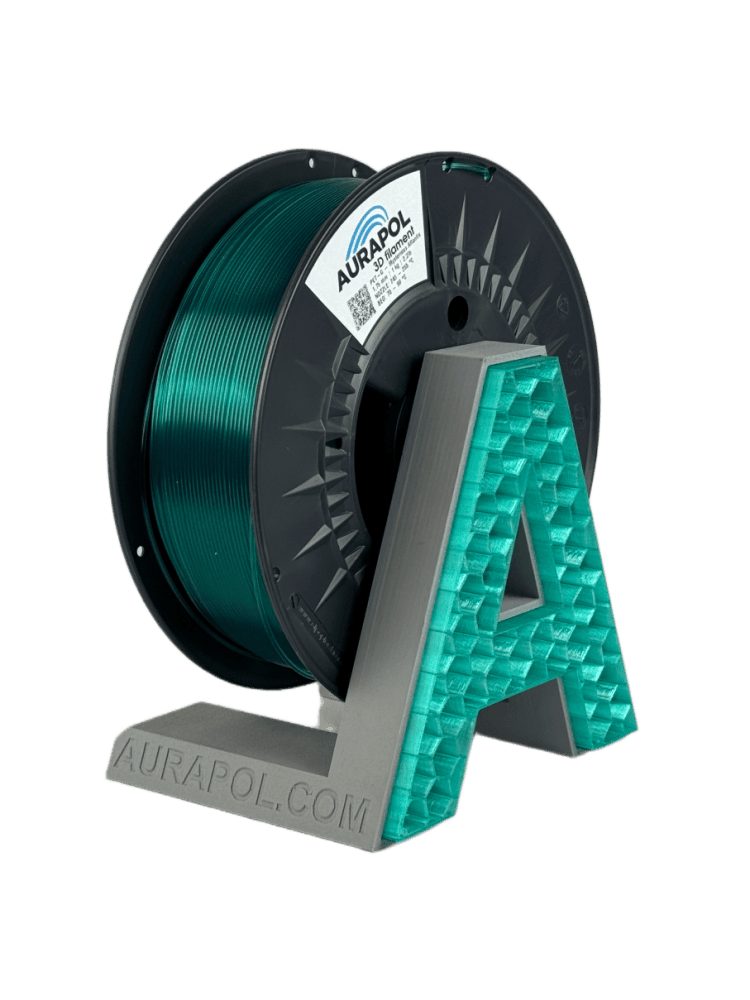 AURAPOL PET-G Filament Mysterious Atlantis Transparent  1 kg 1,75 mm