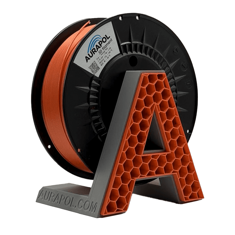 AURAPOL PLA 3D Filament Vintage Red 1 kg 1,75 mm