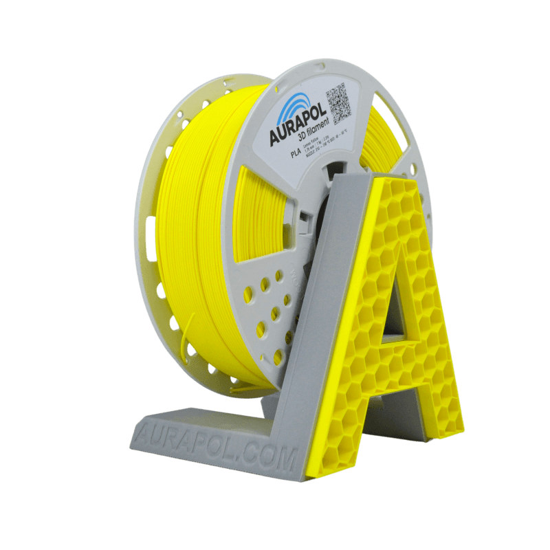 AURAPOL PLA 3D Filament Lemon Yellow 1 kg 1,75 mm