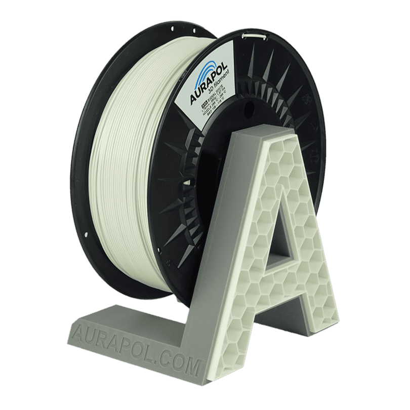 AURAPOL ASA 3D Filament Signal White 850g 1,75 mm - náhled 1