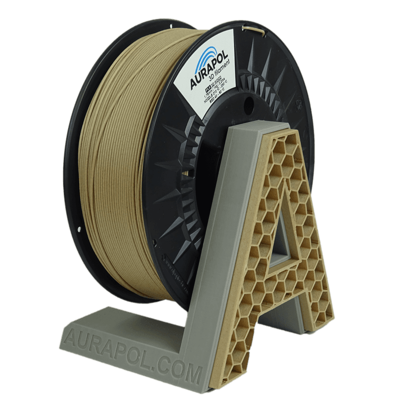 AURAPOL PLA 3D Filament WOOD PINE 850 g 1,75 mm - náhled 1