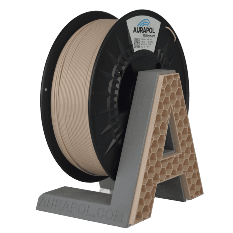 AURAPOL PET-G Rose Dust Filament  1 kg 1,75 mm