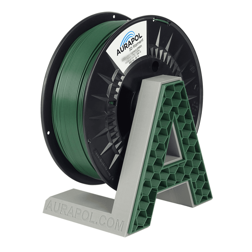 AURAPOL PET-G Filament ARMY Highland zelená 1 kg 1,75 mm