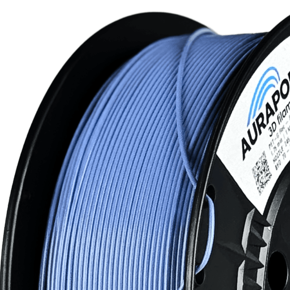 AURAPOL PET-G Recycled Filament Stonewashed Blue 1 kg 1,75 mm - náhled 3