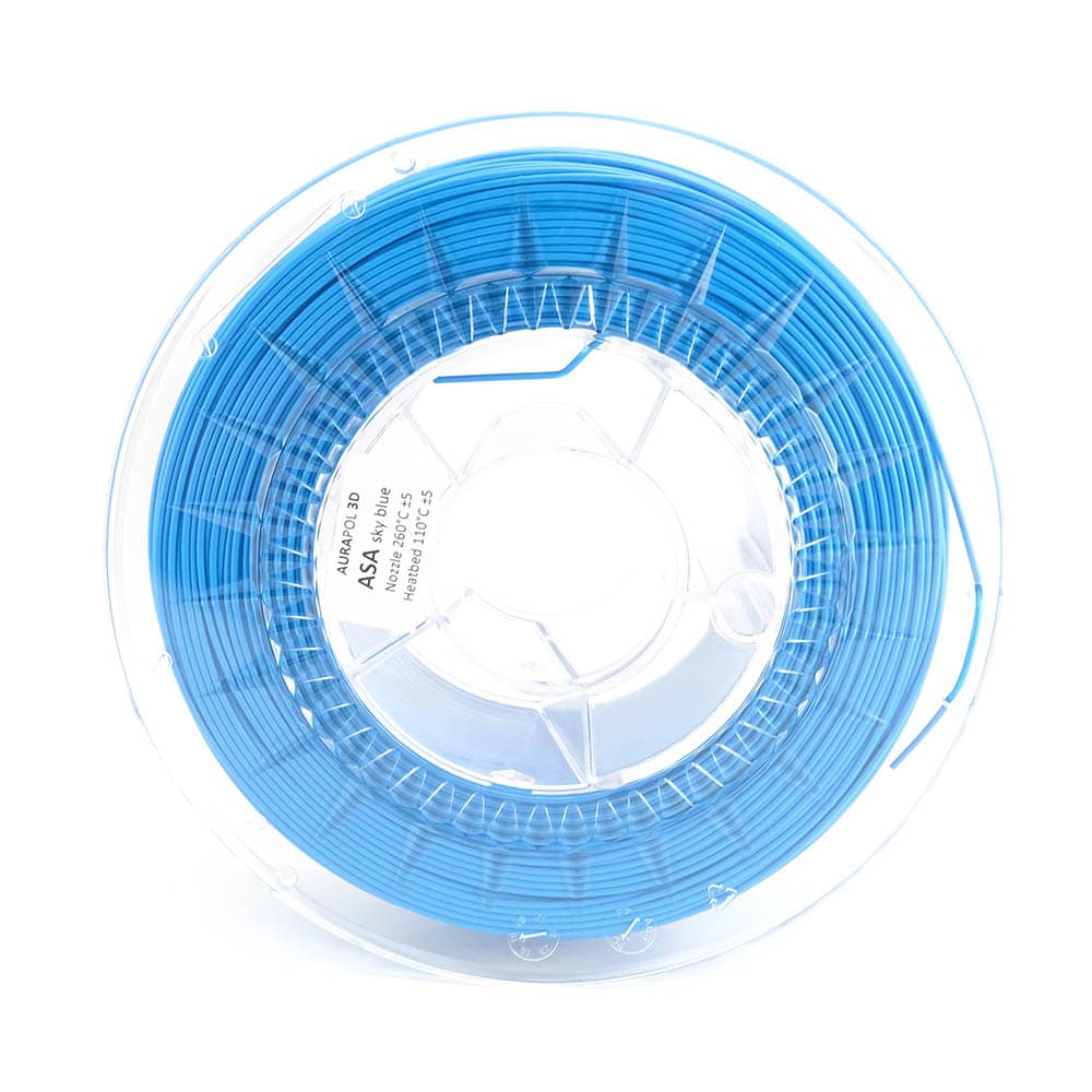 AURAPOL ASA 3D Filament Sky Blue 850g 1,75 mm - náhled 2