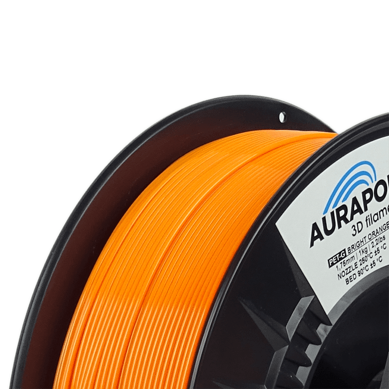 AURAPOL PET-G Filament Jasně Oranžová 2,5 kg 1,75 mm