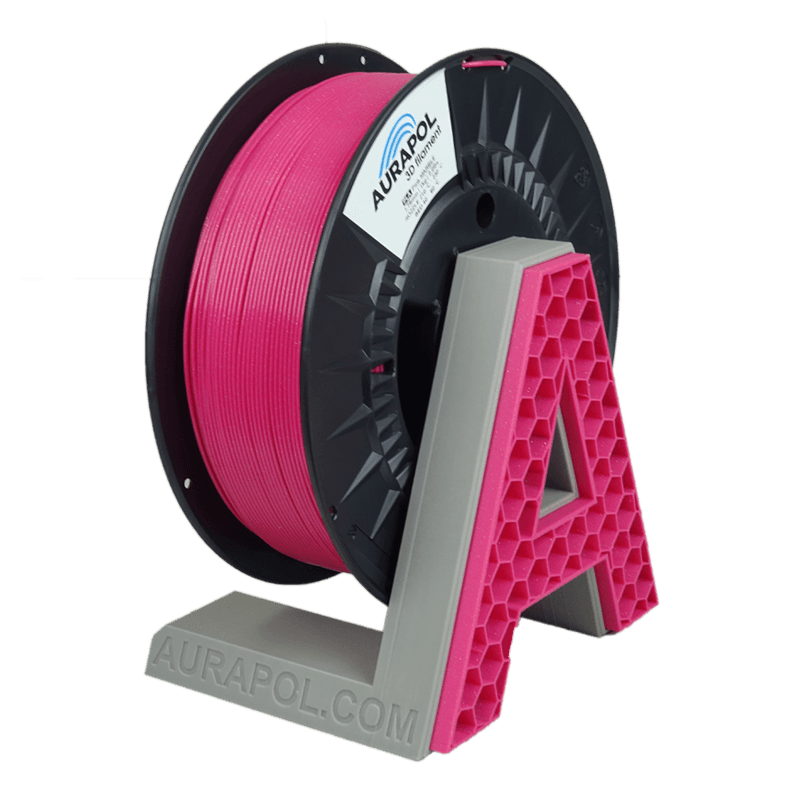 AURAPOL PLA 3D Filament Pink Universe 1 kg 1,75 mm