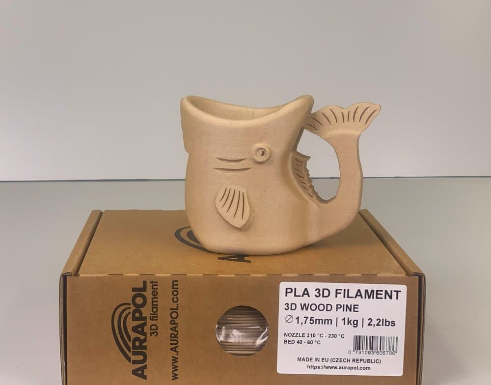 AURAPOL PLA 3D Filament WOOD PINE 850 g 1,75 mm - náhled 4