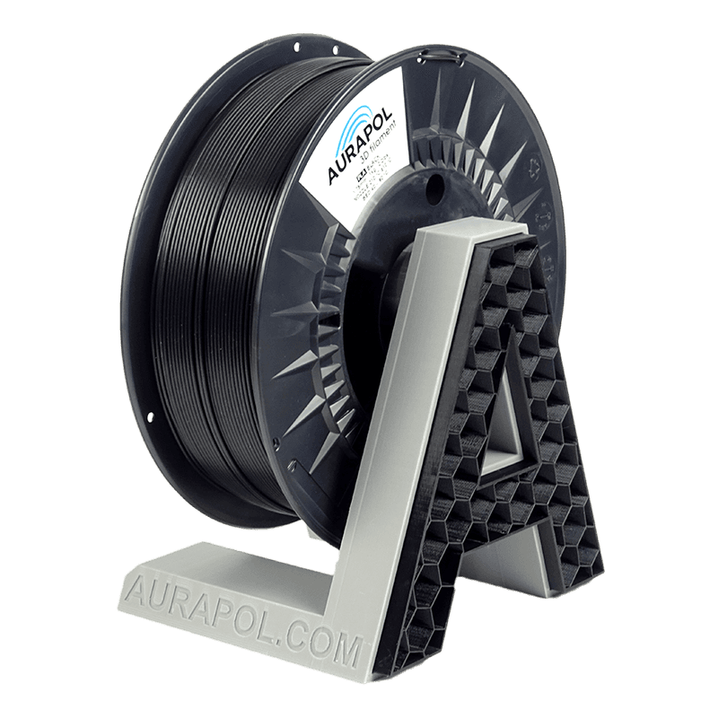 9+1 Box AURAPOL  PLA Filament Black/White mix 1 kg 1,75 mm - náhled 2