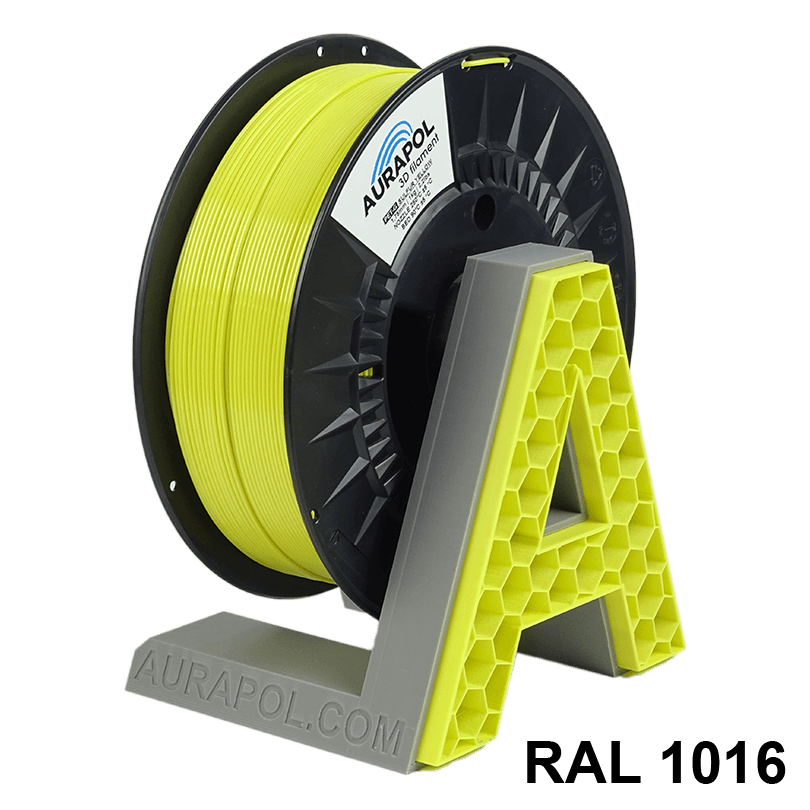 AURAPOL PET-G Filament Sírová Žlutá 1 kg 1,75 mm