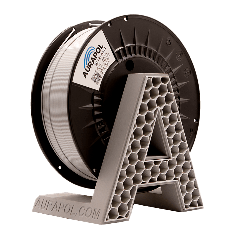 AURAPOL PET-G Filament Misty Grey 1 kg 1,75 mm