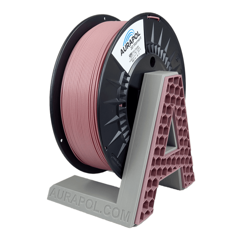 AURAPOL PLA 3D Filament Pink Powder 1 kg 1,75 mm