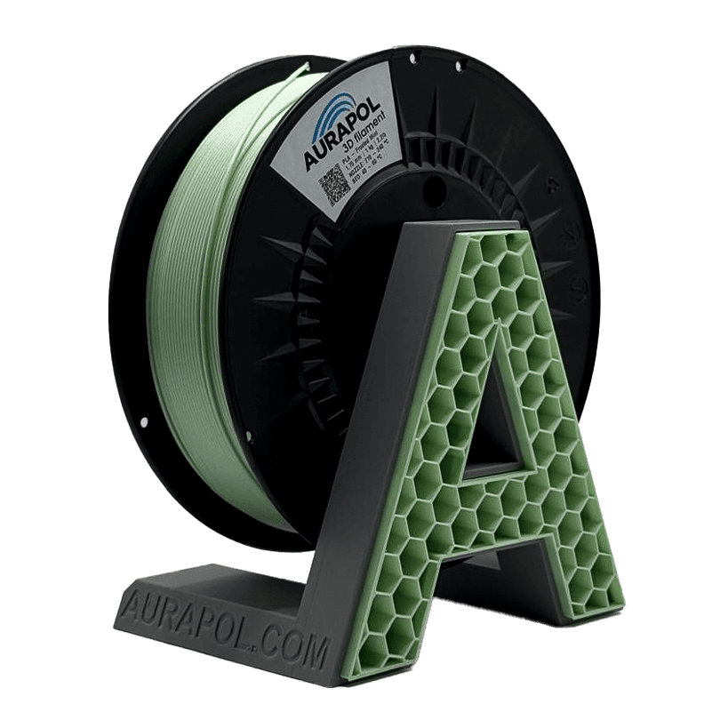 AURAPOL PLA 3D Filament Frosted Mint 1 kg 1,75 mm