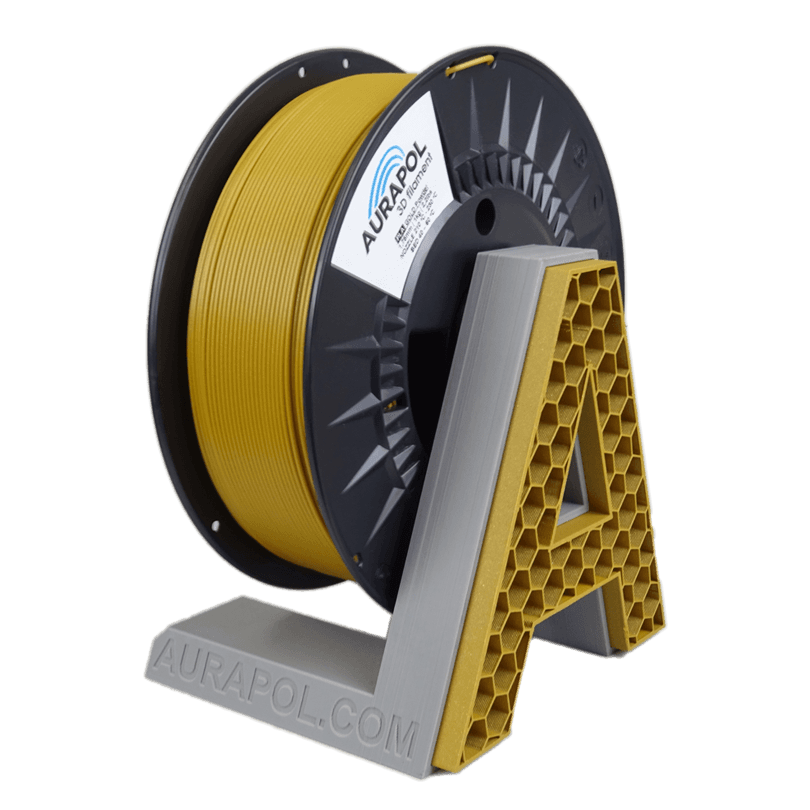 AURAPOL PLA 3D Filament Dark Gold Powder 1 kg 1,75 mm