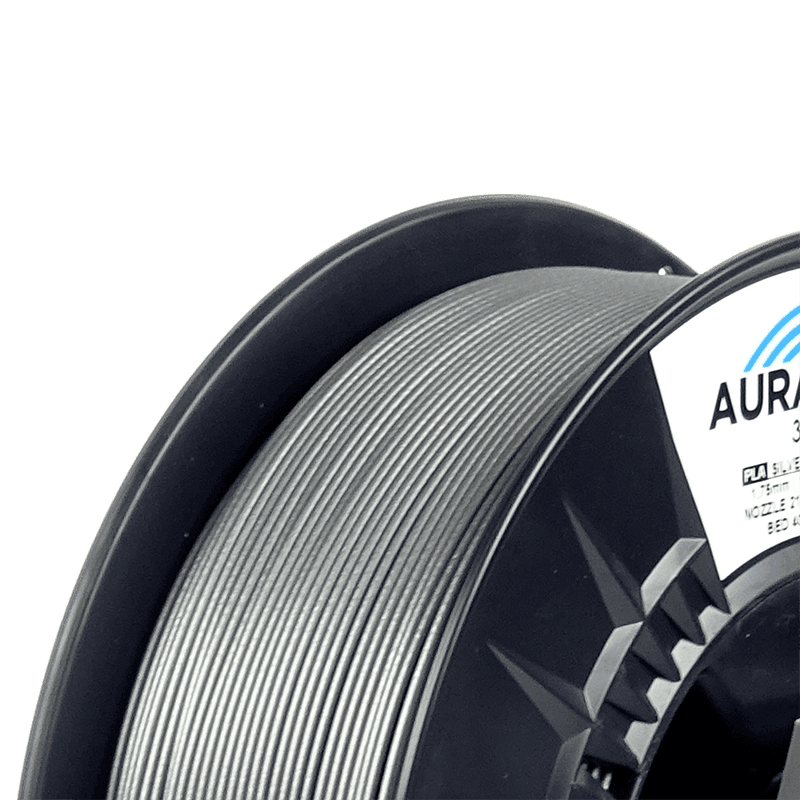 AURAPOL PLA 3D Filament Silver 1 kg 1,75 mm - náhled 2
