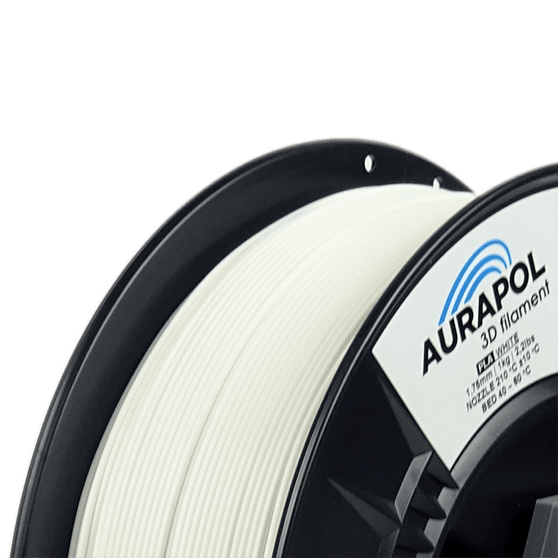 AURAPOL PLA 3D Filament White 1 kg 1,75 mm - náhled 2