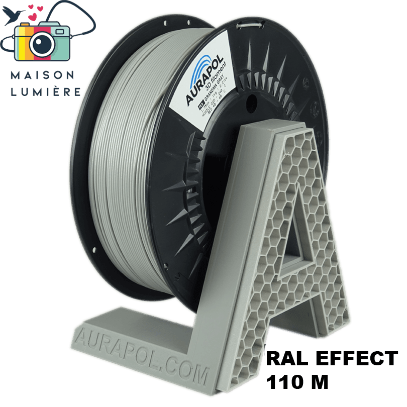 AURAPOL PLA 3D Filament Grandma Grey 1 kg 1,75 mm