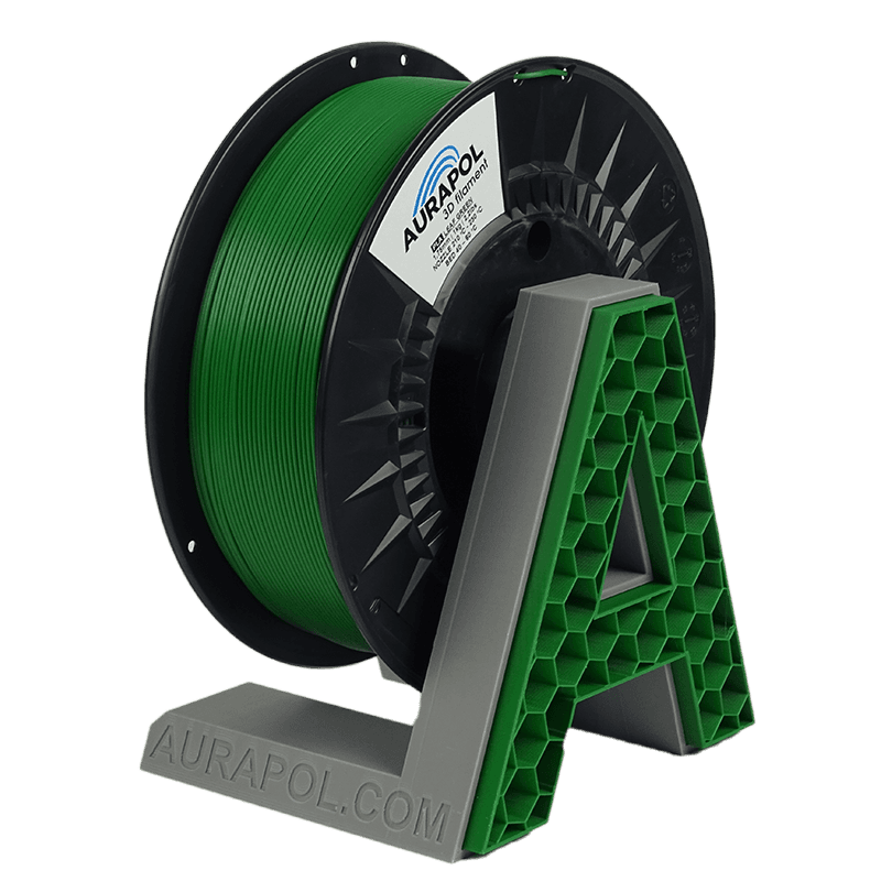 AURAPOL PLA 3D Filament Listová zelená "chlorofyl" 1 kg 1,75 mm