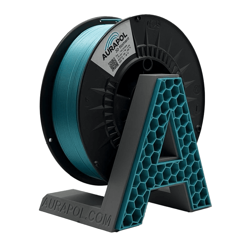 AURAPOL PLA 3D Filament Teal Eclipse 1 kg 1,75 mm