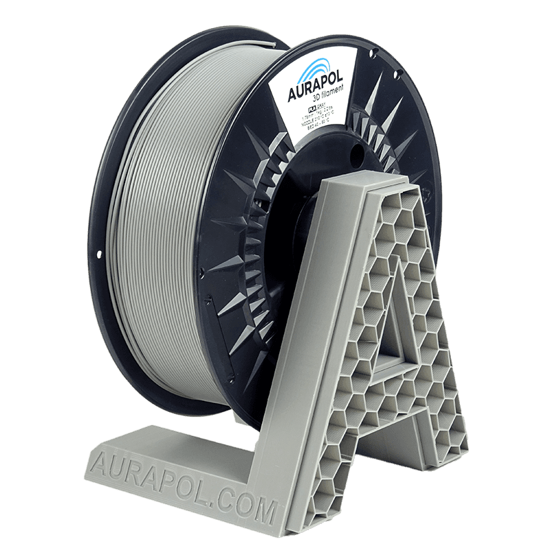 AURAPOL PLA 3D Filament Šedá 1 kg 1,75 mm