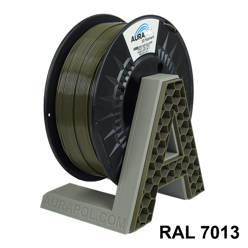 AURAPOL PET-G Filament ARMY Survival Grey 1 kg 1,75 mm