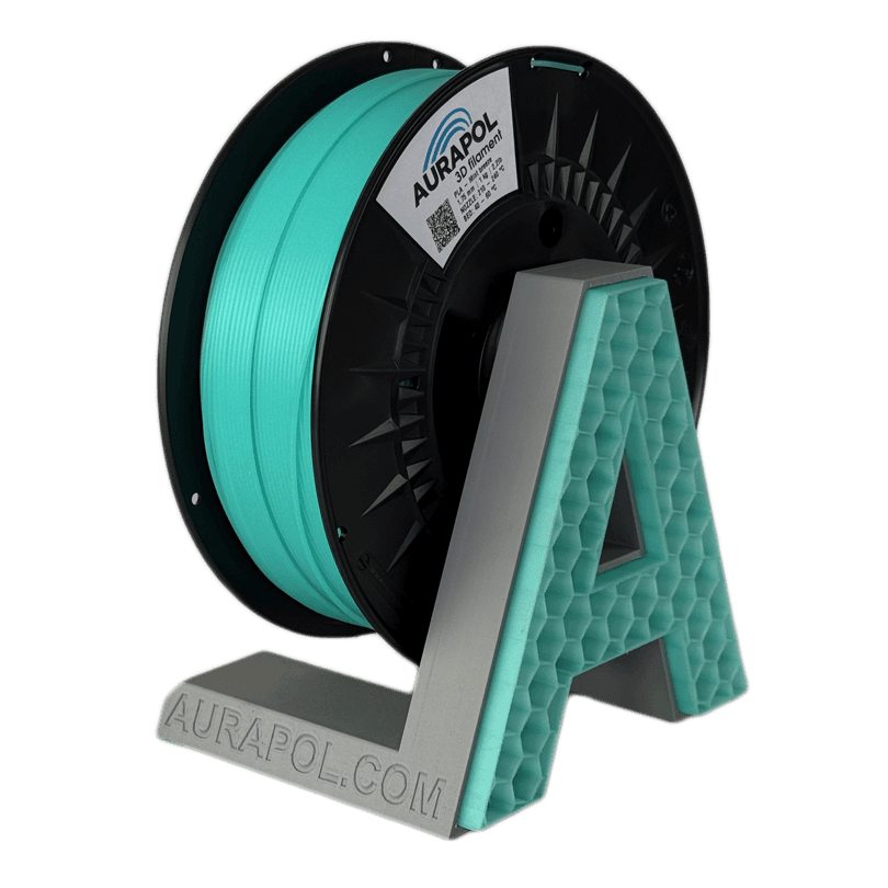 AURAPOL PLA 3D Filament Mint breeze částečně transparentní 1 kg 1,75 mm