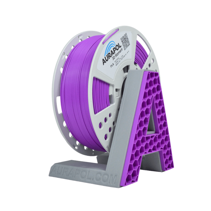 AURAPOL PLA 3D Filament Tulip Purple 1 kg 1,75 mm