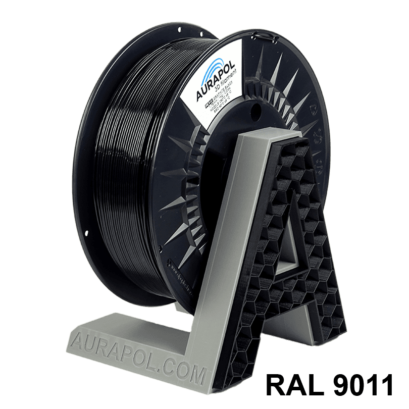 AURAPOL PET-G Filament Grafitová černá 1 kg 1,75 mm