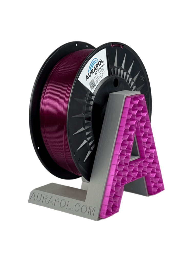 AURAPOL PET-G Filament Dragonfruit Transparent  1 kg 1,75 mm