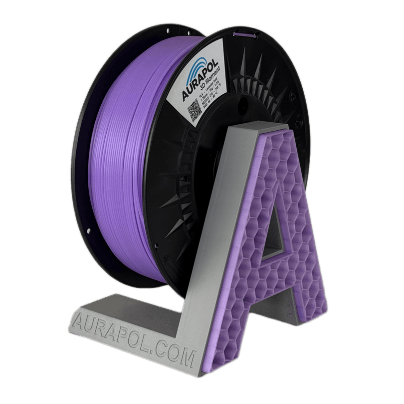 AURAPOL PLA 3D Filament Lavender field částečně transparentní 1 kg 1,75 mm