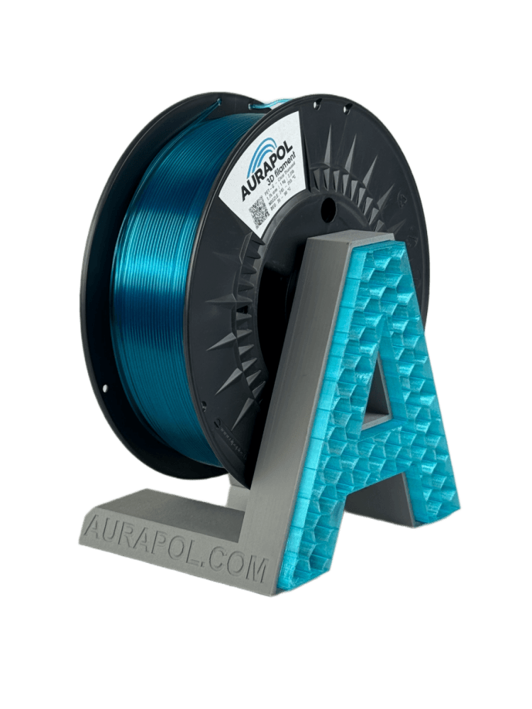 AURAPOL PET-G Filament Clear Diamond Transparent 1 kg 1,75 mm