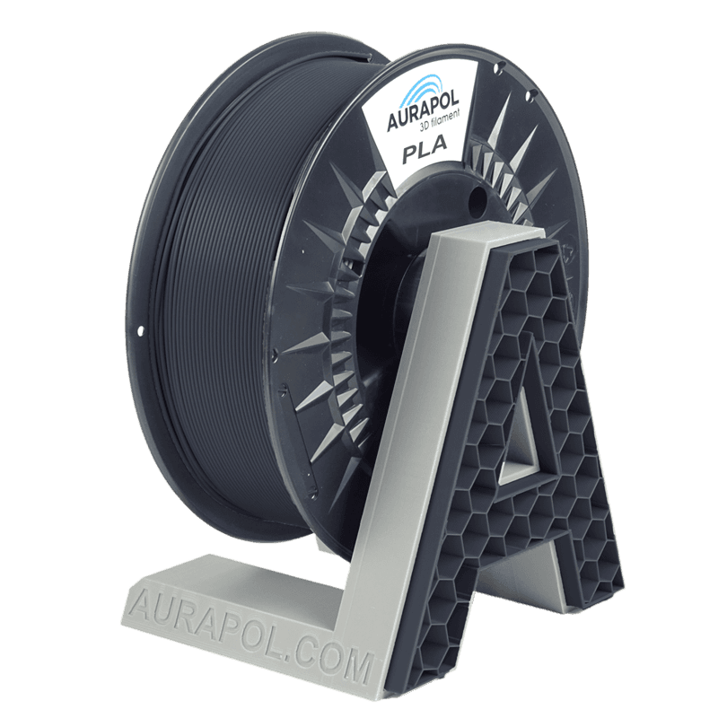AURAPOL PLA 3D Filament Černo-šedá 1 kg 1,75 mm