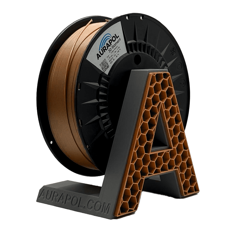 AURAPOL PLA 3D Filament Toffee Biscuit 1 kg 1,75 mm