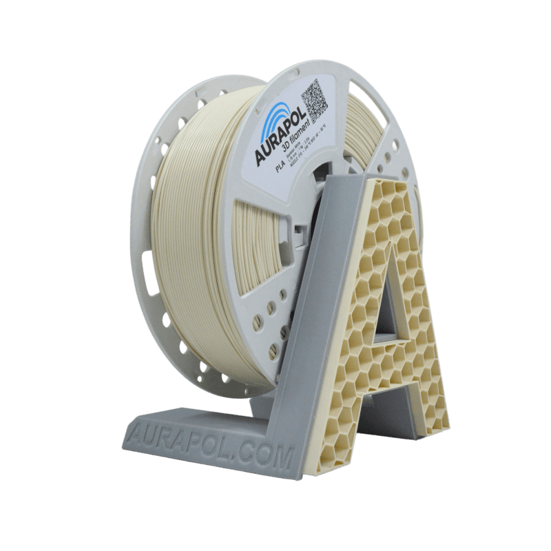 AURAPOL PLA 3D Filament Skeleton White 1 kg 1,75 mm