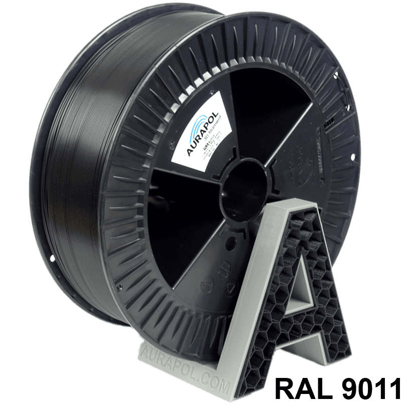 AURAPOL PET-G Filament Grafitová černá 2,5 kg 1,75 mm