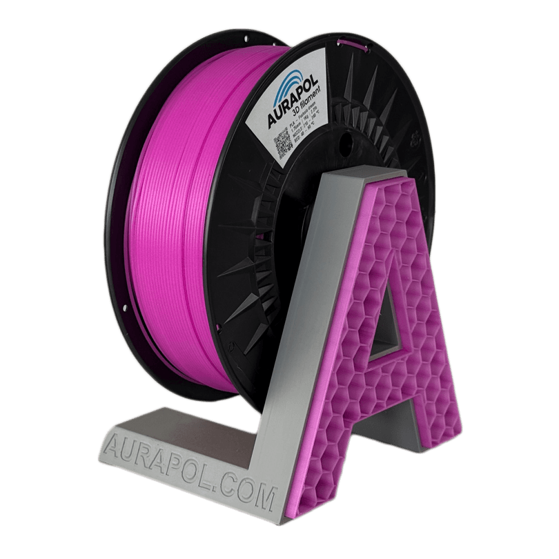 AURAPOL PLA 3D Filament Fuchsia dream částečně transparentní 1 kg 1,75 mm