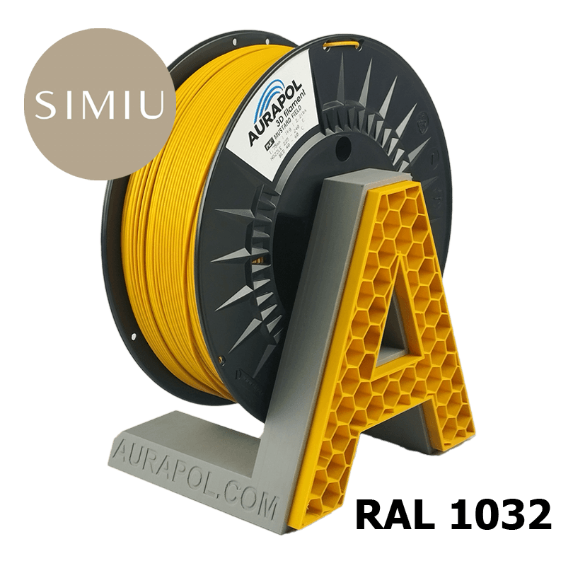 AURAPOL PLA 3D Filament Mustard Field 1 kg 1,75 mm