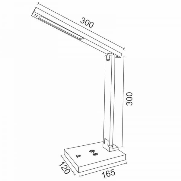 Nedes LED stolní lampička LISA DL1202/W - náhled 3
