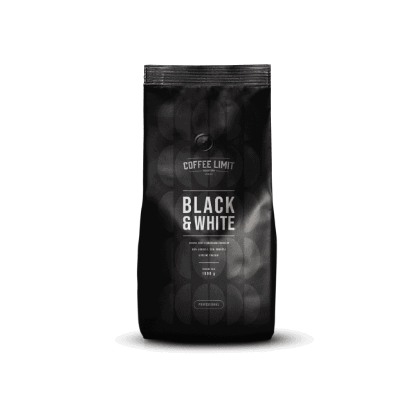 BLACK & WHITE zrnková káva 1 kg