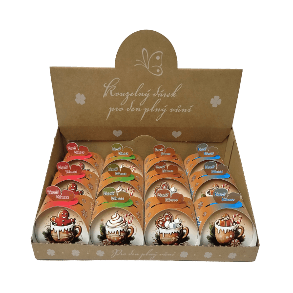 Kouzelný dárek 50g BOX 12ks PERNÍKY mix