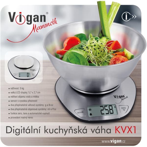 Kuchyňská digitální váha  ViganKVX1 - náhled 3