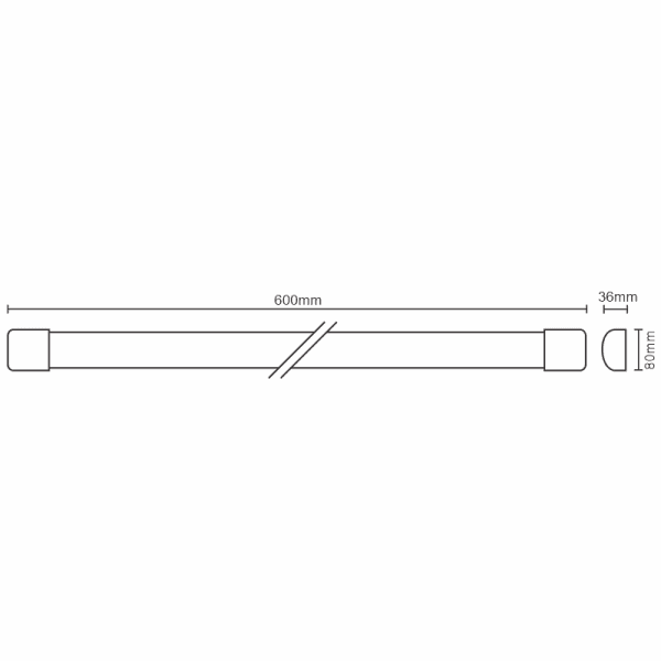 Nedes Svítidlo 20W/IP40 WTL/3/600/2835/4000K - LNL122/3 - náhled 3