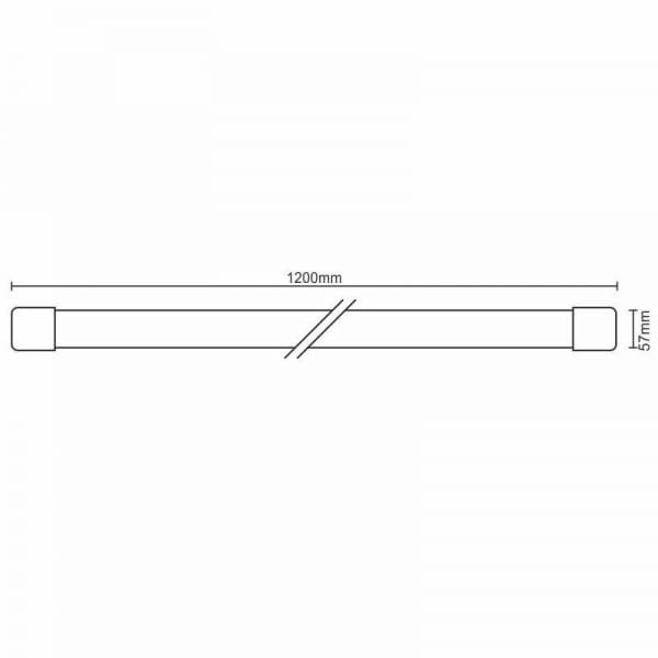 Nedes Svítidlo 36W/IP40 WTL/1/1200/2835/4000K - LNL123/1 - náhled 2