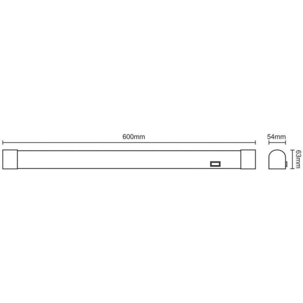Nedes Svítidlo 15W/IP44 LB03/600/SMD/4000K - LNL7421/WH - náhled 2