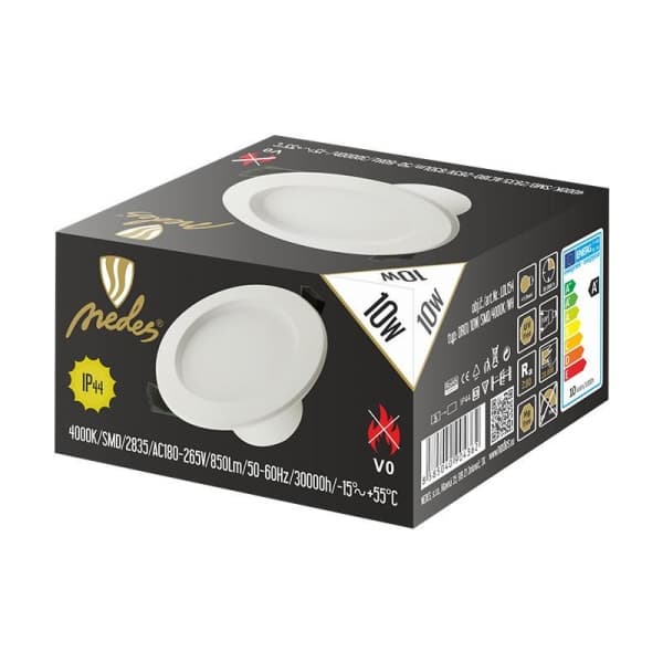 Nedes Svítidlo 10W/IP44/DR01/SMD/4000K/WH - LDL154 - náhled 2