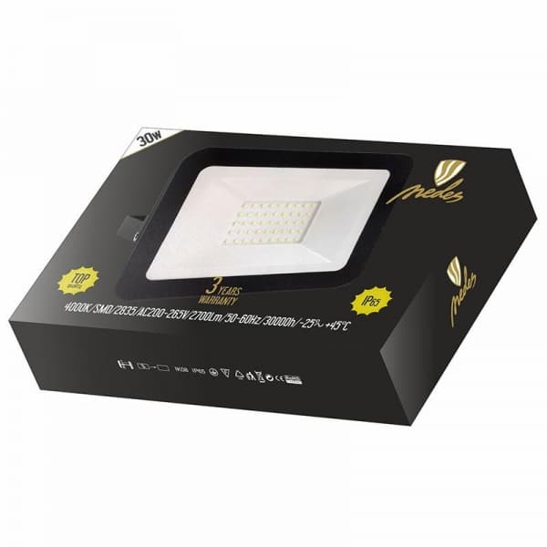 Nedes HQ reflektor 30W/4000K/BK - LF2023 - náhled 2