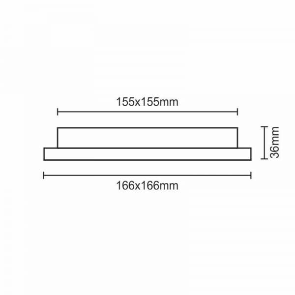 Nedes LED panel HV 12W/PS/SMD/4000K/WH - LPL223H - náhled 2