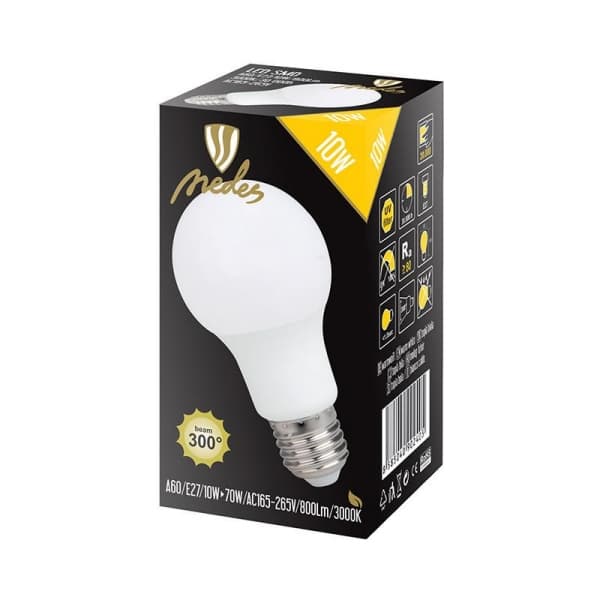 Nedes ZLS572 LED E27, A60, 10W, teplá bílá - náhled 2